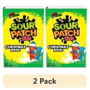 (2 pack) SOUR PATCH KIDS Christmas Storybook, Soft & Chewy Gummy Holiday Candy Stocking Stuffer, 3.4 oz Box