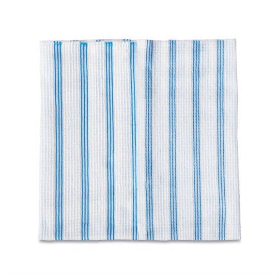 Disposable Microfiber Cleaning Cloths 12x12 Blue/White Stripes 600/Pack 2134283