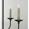 thumbnail image 5 of Capital Lighting 451541 Wilder 4 Light 22" Wide Taper Candle Style Chandelier - Black, 5 of 6