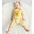 thumbnail image 4 of Disney Winnie the Pooh Baby Boys Girls 2 Pcs Graphic Tee with Striped Overall Sets Newborn to Infant, 4 of 10