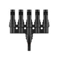 thumbnail image 4 of Graflsoa MC4 Solar Panel Connector - 5-in-1 T-Type, Flame Retardant, Waterproof, Dustproof, Black, High-Temp Resistant for Outdoor Use, 4 of 6