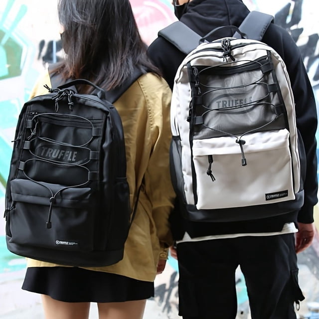 TRUFFLE Dual Shoulder Large Capacity Bookcase Computer Backpack Travel Bag, Men & Women