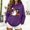 Dark Purple, variant on Only Moment Blue Women Oversized Hoodies Fall Outfits Halloween Printed Polyester More Breathable & Appealing Modern Fit Sweatshirt Sweaters XS