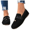 thumbnail image 5 of Wowcloth Women's Plus Size Retro Loafers – Comfortable Soft Sole Slip-On with Round Toe, Flat Design and Low-Cut for Fashion Casual Spring and Winter Wear, 5 of 8