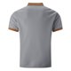 thumbnail image 5 of Playeras Negras Para Hombre Algodon Camiseta De Manga Corta Con Botones Y Bolsillo En El Pecho Con Bloques De Color Para Hombre, 5 of 5