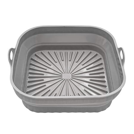 

Silicone Air Fryers Bottom Support Foldable Airfryer Au Gratin Dish Reusable Waterproof Non-stick Easy To Clean Kitchen Tools