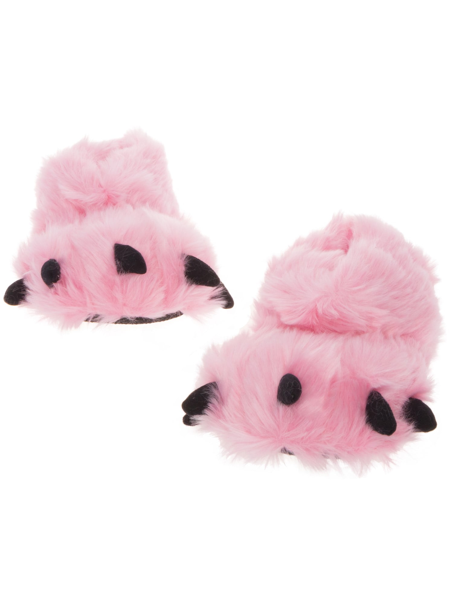 Silver Lilly Bear Paw Animal Slippers 