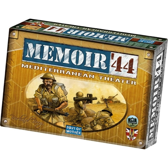 Memoir '44: Mediterranean Theater Expansion Strategy Board Game for Ages 8 , from Asmodee