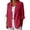 Hot Pink, variant on Womens Linen Blazer Cardigans Lightweight 3/4 Sleeve Casual Work Office Breathable Dressy Suit Jackets with Pockets, S-5XL