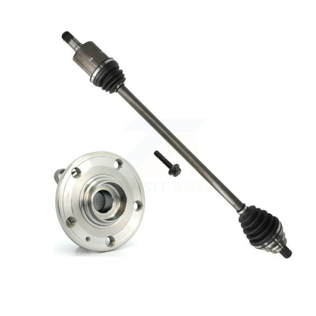 Kugel Front Right (Passenger Side) CV Axle Drive Shaft and Complete Wheel Hub Bearing Assembly Kit for Car Volkswagen Jetta Rabbit Golf Passat KN7-100328