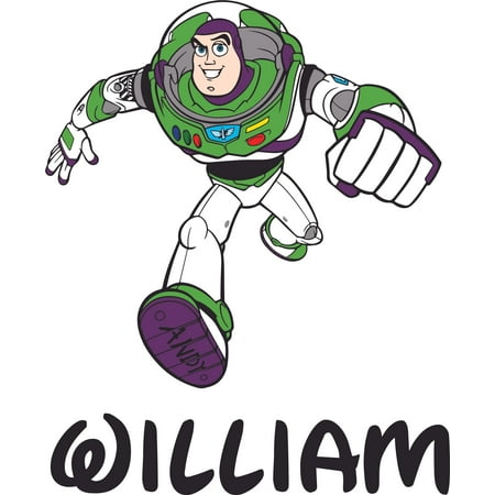 Toy Story Light Buzzyear Space Ranger Customized Wall Decal