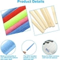 thumbnail image 4 of 12 Pcs Microfiber Detail Duster Sticks, Mini Duster Crevice Cleaning Tool Kit for Car Air Vents, Home Blinds, Fans, Windows, Small Spaces, Gap Dust Cleaner, 4 of 5