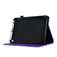 thumbnail image 6 of SaniMore Case for Amazon Fire HD 8 & 8 Plus (12th/10th Generation, 2022/2020), PU leather Embossed Tree Auto Sleep/Wake Pen Holder Card Slots Anti-slip Strip Flip Folio Wallet Business Cover, Purple, 6 of 9