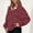 01 Wine, variant on YueHuiYing Women Fashion Printed Blouse Long Sleeve Tops Sweatshirt Crewneck Soft Loose Fit Striped Coat