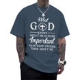 thumbnail image 2 of Ankishi Christian Shirts for Men Cross Short Sleeve Casual Crewneck Religious Tee Shirts Fashion Clothes for Streetwear, 2 of 10