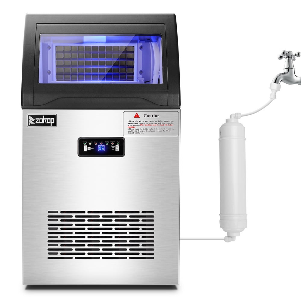 Lowestbest 120Lbs/24H Commercial Ice Maker, Stainless Steel Icemaker for Home Kitchen Lowestbest 120Lbs/24H Commercial Ice Maker, Stainless Steel Icemaker for Home Kitchen