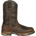 thumbnail image 2 of ROCKY WORK Men's 11" Aztec Wellington Soft Toe Waterproof Work Boot Brown - FQ0005639, 2 of 7