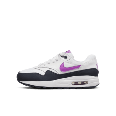 Big Kid's Nike Air Max 1 BG White/Fuchsia Dream (FQ8360 100) - 5.5