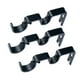thumbnail image 4 of De 3 Soportes Ajustables Para Cortinas De Cortina De Doble Cortina De Metal Para Barras De 1 Y 5/8 Pulgadas, Acero Resistente Negro BLESIY Soportes de barra de cortina doble, 4 of 8