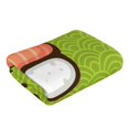 thumbnail image 3 of Sigee Fresh Sushi Print Superfine Fiber Towel Soft, Absorbent, Essential for Home and Travel ,Bath Sheets Bathroom Hand Towel 27.5x16 inches, 3 of 8