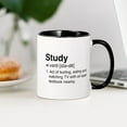 thumbnail image 3 of CafePress - Study Definition Mugs - 11 oz Ceramic Mug - Novelty Coffee Tea Cup, 3 of 4