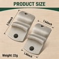 thumbnail image 2 of Lsupdaol 2 Pack Canning Jar Opener with Magnets, Mason Jar Opener For Canning Lids, for Regular and Wide Mouth Lids, Powerful Magnet for Easy Refrigerator Storage, Releases Vacuum Seal(Beige), 2 of 6