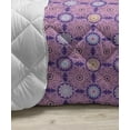 thumbnail image 3 of Abstract Down Alternative Comforter, Colorful Pattern of Oval and Diamond, Microfiber Quilt for All Season, 5 Sizes, Magenta Blue Violet, by Ambesonne, 3 of 3