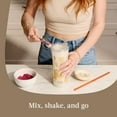 thumbnail image 5 of Contigo 20oz Shake & Go Tumbler, Plastic with Straw, Oatmilk Cowhide Couture, 5 of 8
