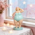 thumbnail image 6 of TONGYIJIA Resin Swimsuit Ornament, Colorful Women Figure Sculpture, Summer Beach Decor, Cute Home Accents For Office Bedroom Hotel Decor, 6 of 8