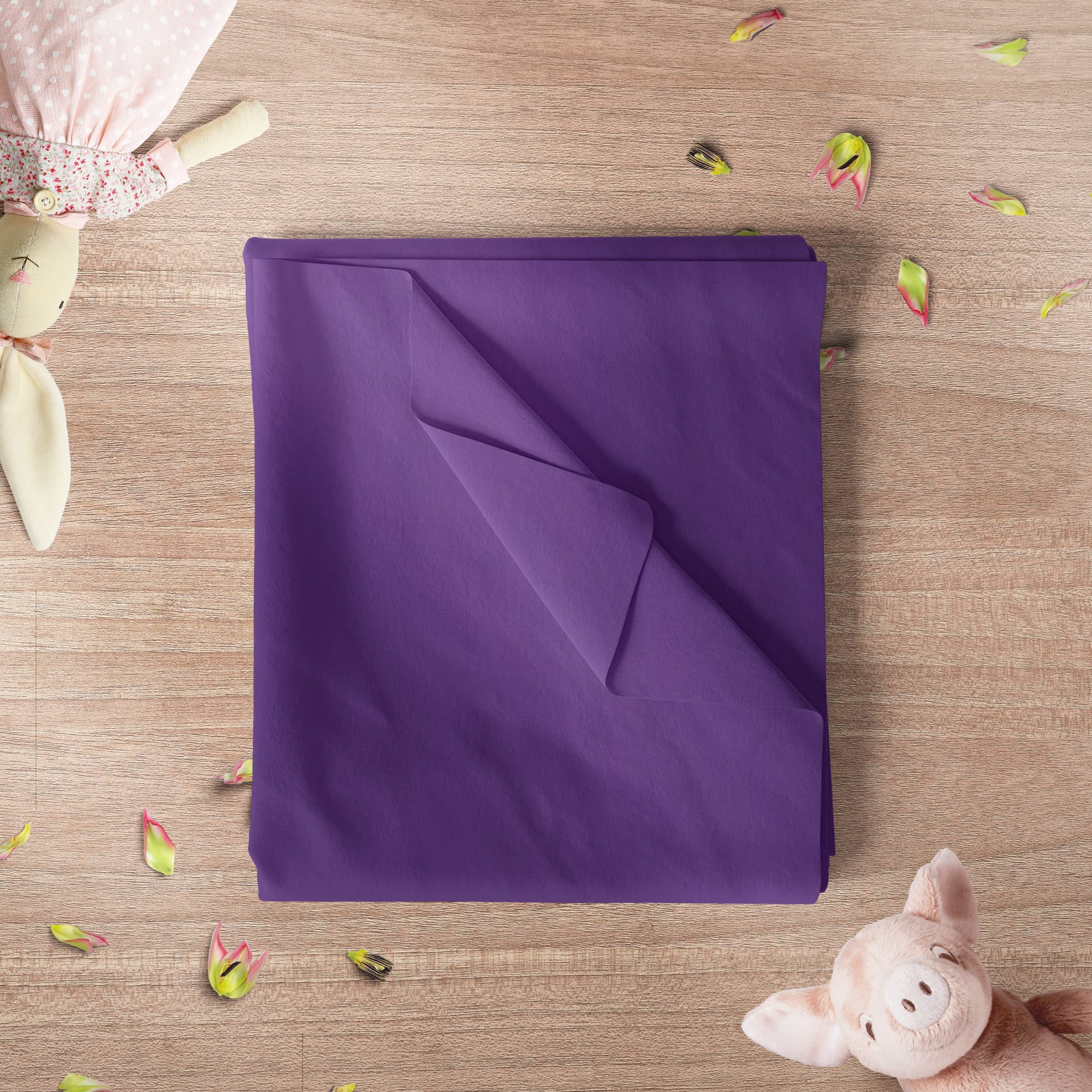 Mainstays 42" Light-weight Flannel Fabric Solid by the Yard, Purple