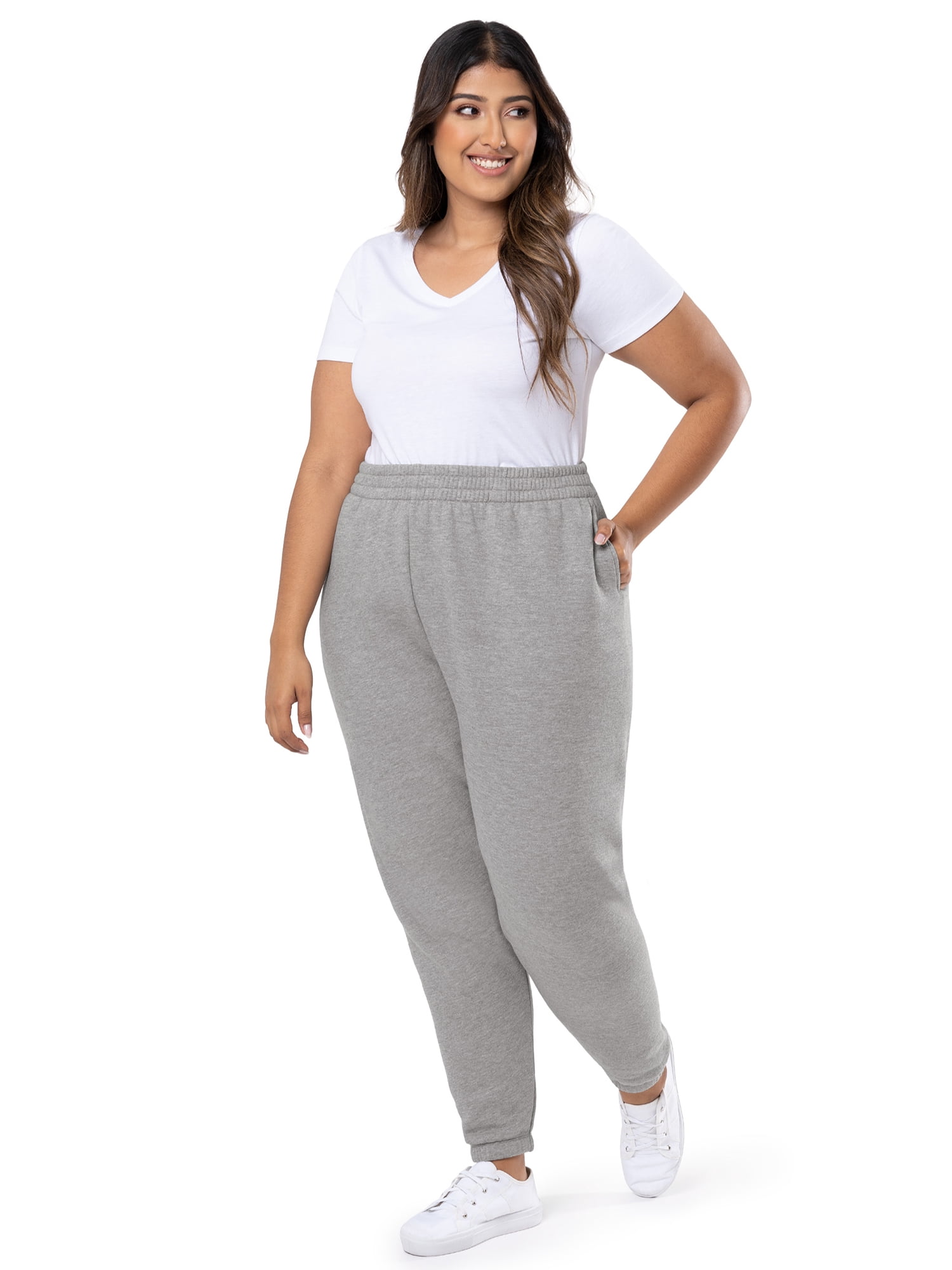 Terra \u0026 Sky Women's Plus Size Fleece Sweatpants, Sizes 0X-4X - Walmart.com