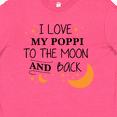 thumbnail image 4 of Inktastic I Love My Poppi To The Moon and Back Youth T-Shirt, 4 of 5