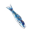 thumbnail image 1 of Billuyoard Japanese Windsock Carp Flag Garden Koi Sailfish Nobori Kits de decoración para fiestas Azul dorado 70cm, 1 of 6