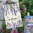 thumbnail image 3 of Summer Welcome Floral House Flag 28x40 Inch Double Sided Summer Large Yard Flag Spring Outside Outdoor Seasonal Burlap Flowers Flags Home Patio Decoration, 3 of 6