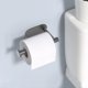 thumbnail image 1 of Juego de accesorios de baño autoadhesivos de 4 piezas soporte de papel higiénico de acero inoxidable, 1 of 9