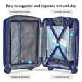 thumbnail image 4 of Joyway Ensemble de 2 Valises Cabine 20 Pouces à Coque Rigide avec Roues Pivotantes et Cadenas TSA Valise de Voyage Légère Unisexe, 4 of 7