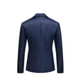 thumbnail image 3 of QENGING Men's Suit Jacket Blazer Suit Solid Color Dress Business Casual Single Blazer Suit for Casual Home Holiday, 3 of 3