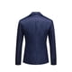 thumbnail image 3 of ICHUANYI Clearance Men's Fashion England Solid Color High Quality Casual Single Breasted Suit(Navy, XL) Ichuanyi Ichuanyi, 3 of 3