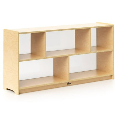 24' Wood Cabinet - Whitney Brothers Preschool Storage Portable 3 Compartment Classroom Cabinet