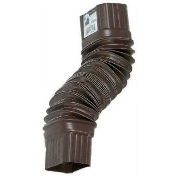 AMERIMAX HOME PRODUCTS 3708419 2x3 Flex Elbow, 3 Pack of Brown