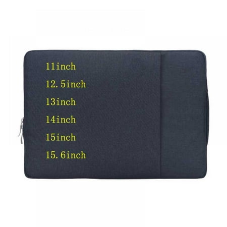 11-15.6 Inch Portable Laptop Sleeve Bag Case, Laptop Protective Bag for Macbook Apple Samsung Chromebook HP Acer Lenovo,Black