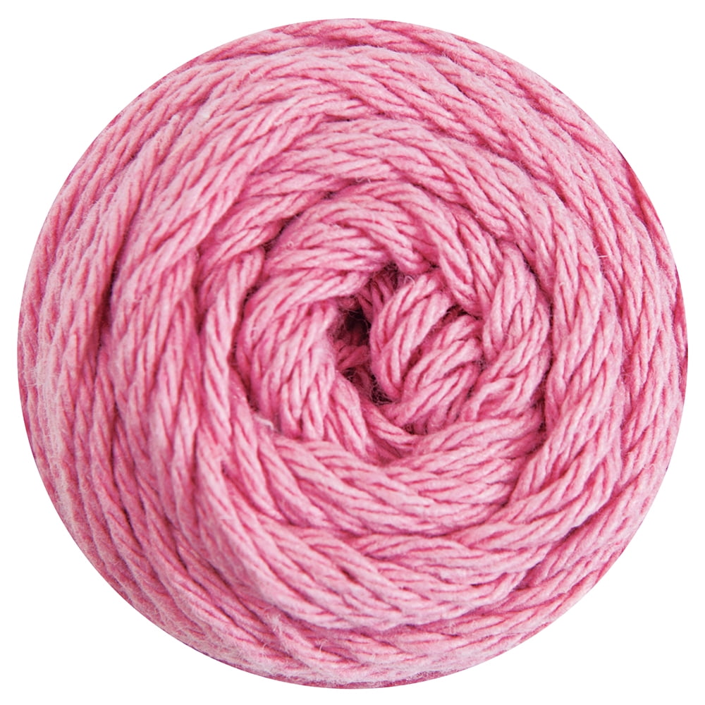Mary Maxim Dishcloth Cotton Yarn Rose