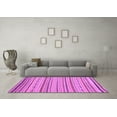 thumbnail image 3 of Ahgly Company Indoor Square Abstract Purple Modern Area Rugs, 7' Square, 3 of 4