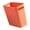 Orange, variant on Square Shape Open Top Garbage Bin Lidless Waste Basket Bathroom Trash Can For Living Room Kitchen And Small Spaces