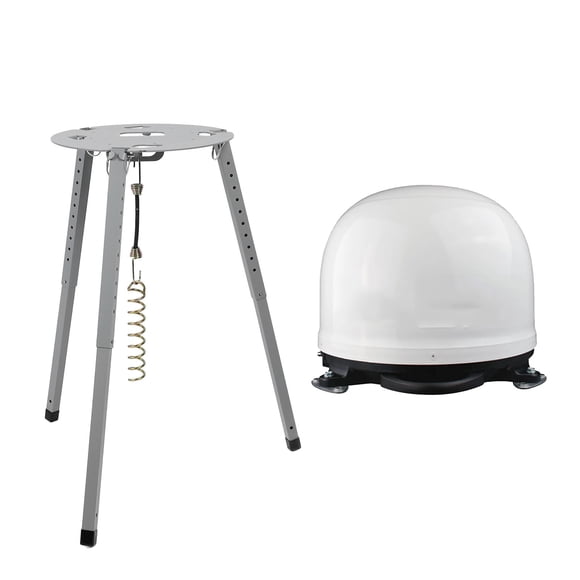 Soporte Para Trípode Para Satélite, Fácil De Montar, Soporte Plegable Compacto Para Antena De Satélite Para TV, Soporte Estable TR 1518 Para Llevar