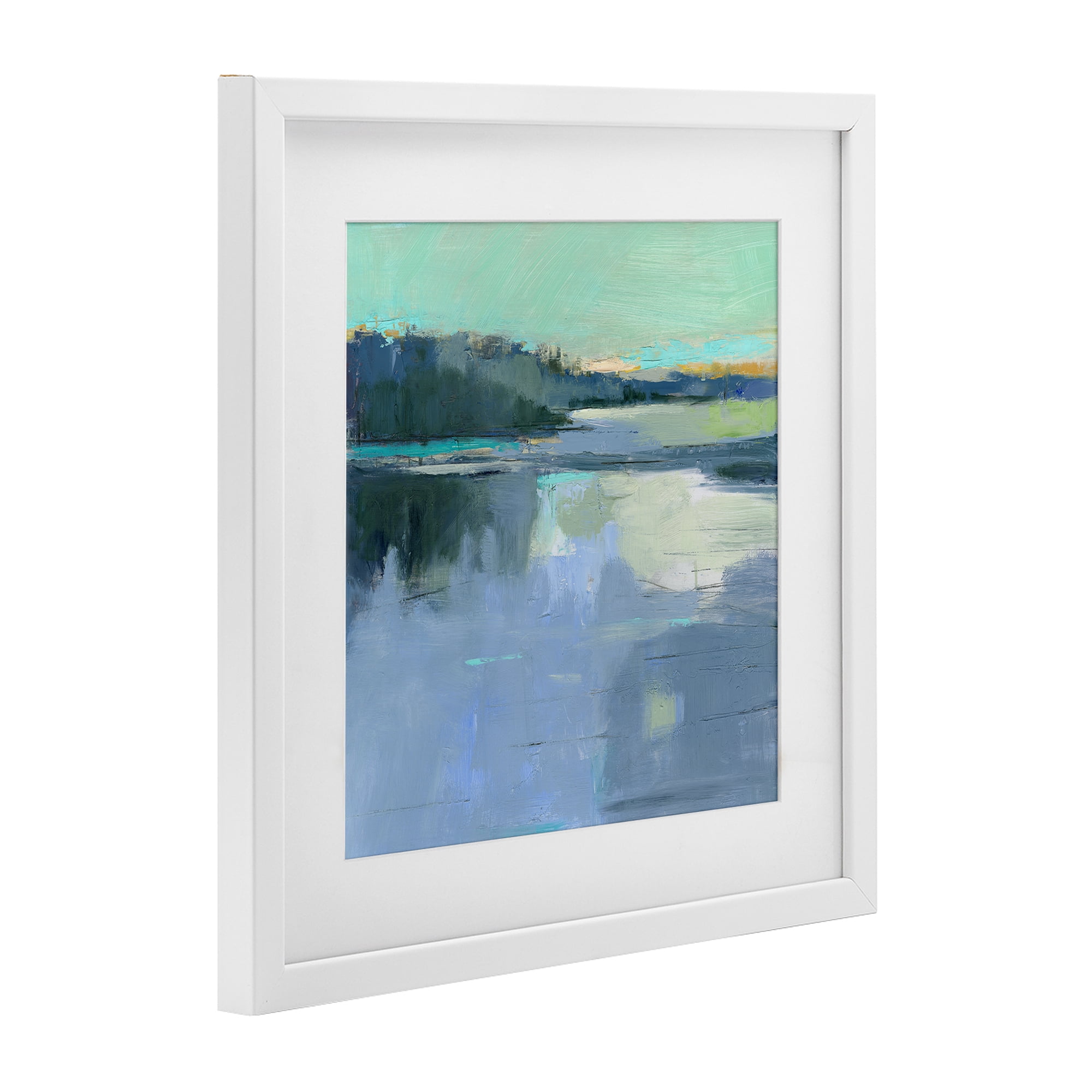 Stupell Industries Brave Boat Harbor White Framed Print Under Glass, design by Kathleen Robbins