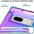thumbnail image 3 of for Google Pixel 7 Case with [Ring Kickstand Holder] Clear Gradient Soft TPU [Reinforced Corners] Shockproof Protective Phone Case Cover for Google Pixel 7-Purple Blue, 3 of 6