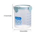 thumbnail image 4 of Wosthever Caja de almacenamiento de alimentos PP, reemplazo transparente, a prueba de fugas, , para el hogar, restaurante, carne, nuez, caja 800ml, 4 of 6
