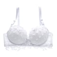 thumbnail image 1 of Wisremt Women Large Size Gather Bra Breathable Sexy Lace Solid Colos Bras, 1 of 3