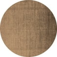 thumbnail image 1 of Ahgly Company Indoor Round Oriental Brown Industrial Area Rugs, 7' Round, 1 of 4